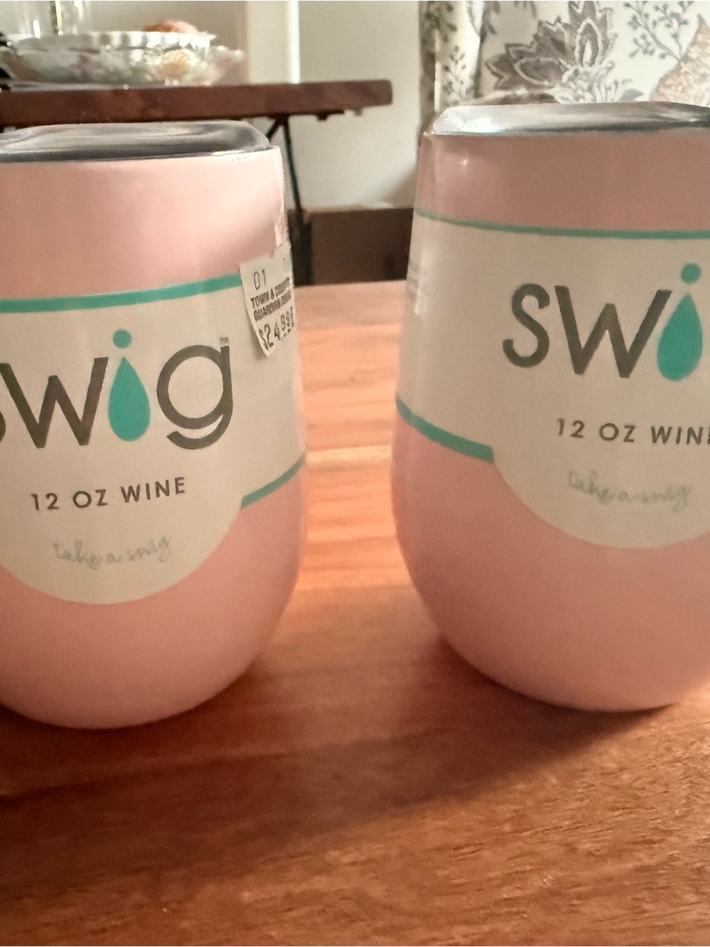 Swig 12 oz Pink Wine Tumbler - Set of 2